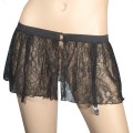 amazing skirt-garter belts with o ring at the front