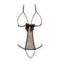 very sexy fishnet teddy with chains in perfect design 