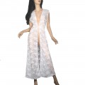 amazing long lace manteau by lingerie manufacturer afil