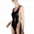 vinyl sexy bodysuit with chains in unusual design by manufacturer afil 