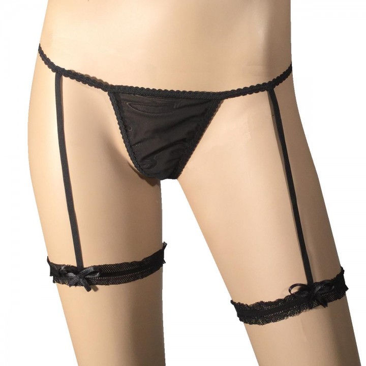 Thong sexy with garters in amazing design by afil