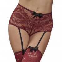 Lace high waist panties with perfect fit