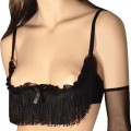 Open cup bra with fringes in amazing colors 