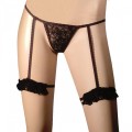 Thong with ruffled garters in very unusual design by afil