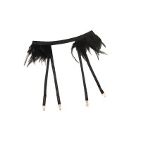 garter belts with feathers in fantastic design and sizes for all 