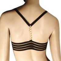 Sexy push up bra with chain at the back by afil