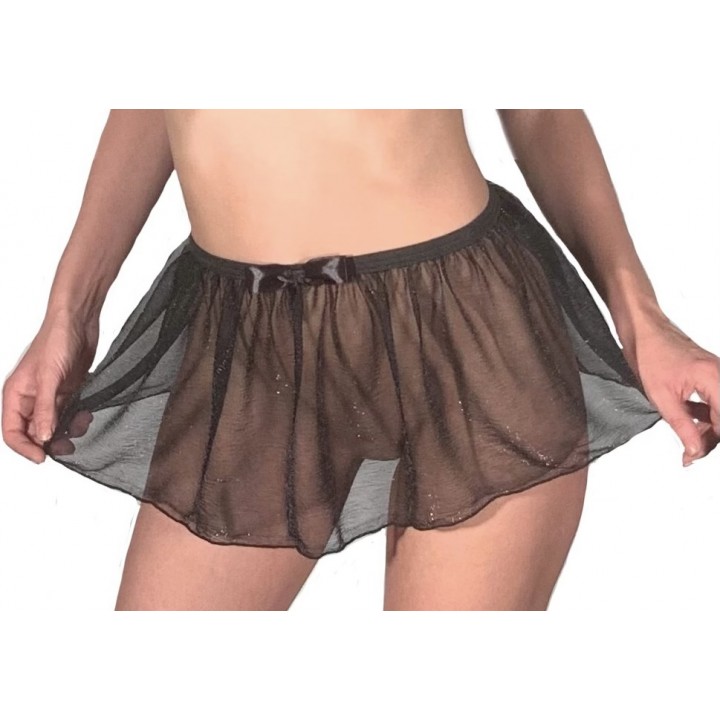 Transparent mini sexy skirt 