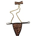 animal sexy thong with choker in fantastic design and sizes for all 