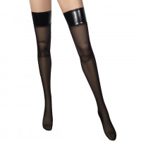 vinyl with tulle sexy stockings with amazing fit 