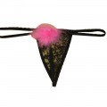 Very sexy thong with feather at the back in many colors 