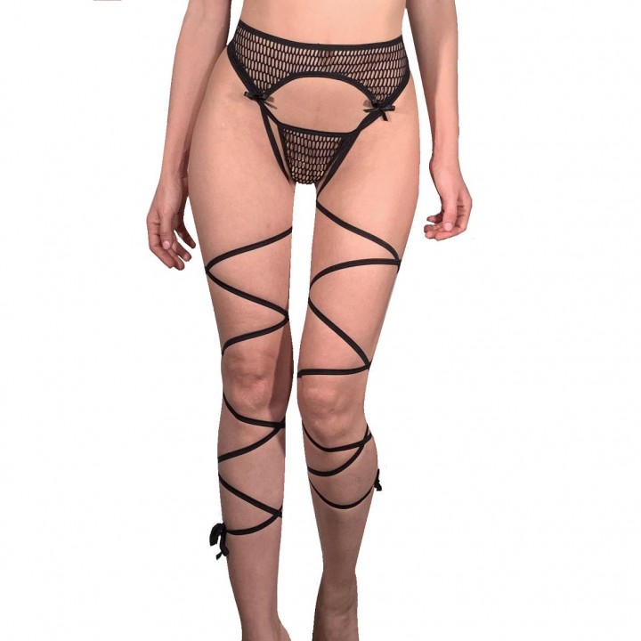 garter belts with long straps in fantastic design and sizes for all 