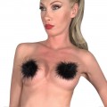 feathers sexy set with nipples and sexy thong 
