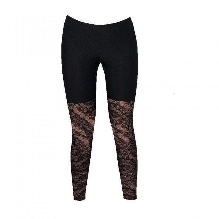 leggings with lace on the legs in fantastic design and perfect fit 