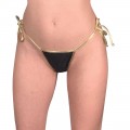 string swimwear with gold laces in fantastic design and sizes for all 