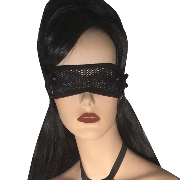 fishnet sexy eyes mask with small hole in fantastic design 