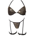 sequins sexy push up bra with fantastic fit